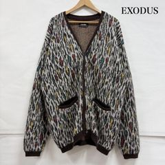 新品 ナンバーナイン ヒョウ柄 フェザーファーヤーンルーズニット