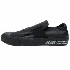 ズッカ zucca ベルテッドスニーカー フェイクレザー スリッポン ZU93AJ050 黒 ブラック L 24.5-25cmのサムネイル