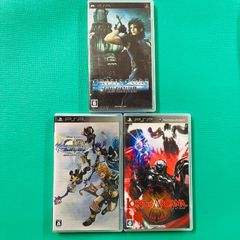 [소프트 미품][3점 세트]PSP 크라이시스 코어 -파이널 판타지 VII- 킹덤 하트 버스 바이 슬립 로드 오브 아르카나 플레이 스테이션 휴대용 ②
