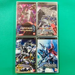 【4点セット】PSP 機動戦士ガンダム バトルクロニクル  機動戦士ガンダム ガンダムvs.ガンダム NEXT PLUS  SDガンダム ジージェネレーション・ポータブル  マクロス・エース・フロンティア プレイステーションポータブル