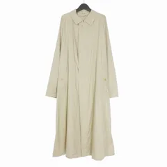 オーラリー AURALEE 20SS LIGHT POLYESTER SOUTIEN COLLAR COAT ベルト付き ステンカラーコート ジャケット 長袖 4 ベージュ A20SC01LPのサムネイル