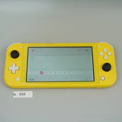 m689】 Nintendo Switch Lite 本体 イエロー 訳あり 難あり - メルカリ