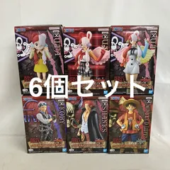 未開封 劇場版 FILM RED ワンピース DXF GRANDLINE モンキー・D・ルフィ シャンクス ウタ コビー フィギュア 6個セット SF5323 c099