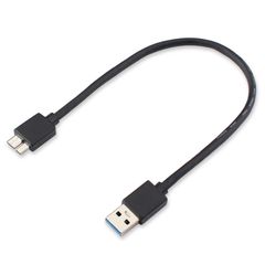 USB3.0 케이블 0.5m LpoieJun USB A 남성 to microB 남성 데이터 케이블 고속 데이터 전송 대응 Galaxy S5/Galaxy Note 3/HDD/SSD 외장 드라이브 대응 마이크로 B 변환 케이블 금속 커넥터 ...