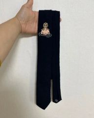 ROAAAR ネクタイ ネイビー ライオン 7cm - メルカリ