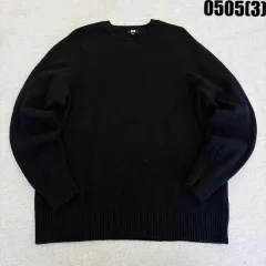 XXL UNIQLO ブラック ニット 0505(3)