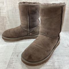 UGG アグ クラシック ショート ムートン チョコレート 焦げ茶色 US8