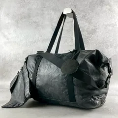 美品✨jack gomme ジャックゴム ボストンバッグ 2way ショルダーバッグ レザー ブラック 黒 ハンドバッグ 肩掛け クロスショルダー 斜め掛け ポーチ チャーム　フランス製 メンズ　レディース 男女兼用 ユニセックスのサムネイル