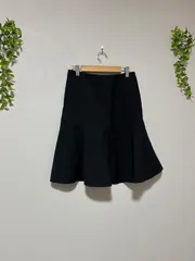☆49☆ m's select ブラック　フレアスカート　ファスナー　サイズ38のサムネイル
