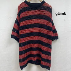 グラム Openwork Border Knit コットン ニット Tシャツ b0222/knt06 メンズ M ISItems【USED】【古着】【中古】50158817のサムネイル
