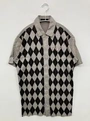 FRED PERRY フレッドペリー ポロシャツ M グレー ワンポイント その他総柄 半袖