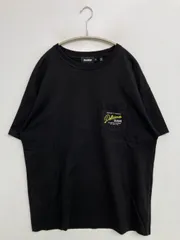 XLARGE エクストララージ Tシャツ/カットソー M ブラック 前面プリント バックプリント ブランドロゴ ミドル丈 半袖 クルーネック(丸首)