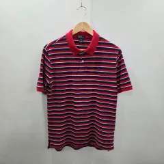 ポロラルフローレン BOYS PLANET(ボイプラ) ピケ ストライプ カラーTシャツ XL/18/20