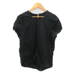 フランシュリッペ franche lippee ブラック BLACK ブラウス カットソー 半袖 オーバーサイズ M 黒 ブラック /YK41