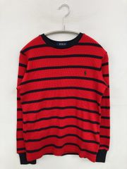 Polo Ralph Lauren ストライプサーマル y2k swag M - メルカリ