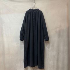 スローブイエナ リネン ボリュームスリーブ ロングワンピース 23SS
