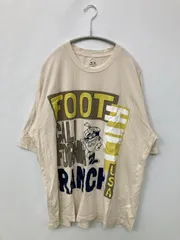 OAKLEY オークリー Tシャツ/カットソー XL ベージュ 前面プリント ブランドロゴ ミドル丈 半袖 クルーネック(丸首)