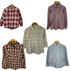 RALPH LAUREN SPORT ラルフローレンスポーツ Eddie Bauer エディーバウアーなど 古着アソート 5着セット アメカジ チェックシャツ ネルシャツ 長袖シャツ レディース 古着 ワーク系 レトロ