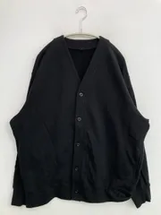 UNIQLO ユニクロ カーディガン/ボレロ XL ブラック コットン 無地 ミドル丈 長袖