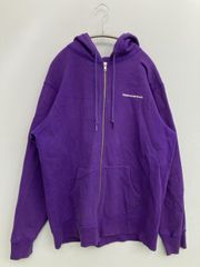超特価】thisisneverthat ジップアップパーカー XL パープル - メルカリ