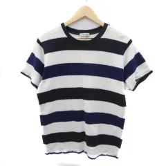 グローバルワーク GLOBAL WORK カットソー 半袖 ボーダー柄 M マルチカラー 紺 ネイビー 白 ホワイト /YK28