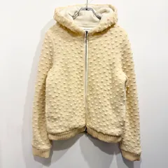 TSUMORI CHISATO ツモリチサト 3D 立体 スノードットブルゾン パーカー ウール オフホワイト 2【送料込み】のサムネイル