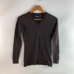 Brooks Brothers Vネックウールニットソー レディース XS ブラウン 35210010