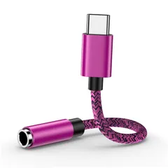 USB Type-C to 3.5 mm メスイヤホンジャックアダプター USB-C to Auxオーディオドングルケーブル 通話/音楽/リモコン Type-C ヘッドフォンジャックアダプタ イヤホン 変換ケーブル iPhone 15 15 Pro  ...