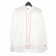 エレクトリックコテージ ELECTRIC COTTAGE シャツ 長袖 ボウリングシャツ M ホワイト 白のサムネイル