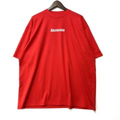 バレンシアガ ミラープリント ビンテージ Tシャツ レッド 赤 Sサイズ 