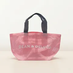 ディーンアンドデルーカ DEAN&DELUCA メッシュバッグ トートバッグ S ピンク 新品 夏バッグ ビーチ プール ピクニック お弁当 ランチ ヨガ ジム サブバッグ レディース