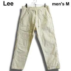 Lee　リー　ダンガリーズ LM5932　M （W32相当）　イージーベイカー クロップドパンツ　ストレッチ　薄手　美品　日本製　アイボリー ホワイト / 白　メンズ