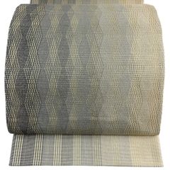 正絹 単衣用 袋帯 伊豆蔵明彦 ひなや工房 モダン図案 逸品 未使用品