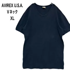 AVIREX U.S.A. アヴィレックス Vネック サーマル Tシャツ XL