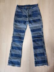 新品!!(定価51700)バックラッシュ・パッチワークセルビッチデニム 