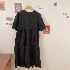 み様 UNITED ARROWS パフスリーブ ワンピース ブラック 未使用 - メルカリ