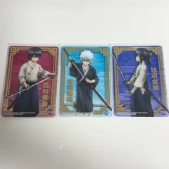 まとめ売り 銀魂 銀時 桂 高杉 서당 ちび 金箔 グリッター クリアカード