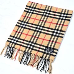 美品】Burberrys 英国製 カシミヤ100% ノバチェック マフラー