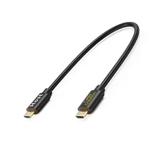 micro usb ケーブル,CableCreation Micro USB OTGケーブル Micro USB (オス) - Micro USB (オス) モビリティケーブル ショートUSB OTGモバイルデバイスアダプタ ブラック 0.2ｍ