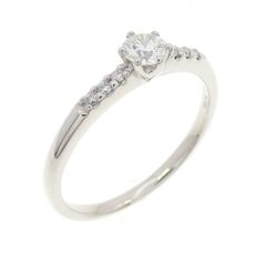 Pt900 リング ダイヤ 0.514ct VVS1 中央宝石鑑定書付 - メルカリ