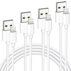 Cablex iPhone 充電ケーブル【0.25m/0.5m/1m/1.8m】4本 ライトニングケーブル 急速lightning ケーブル 急速充電 iphone 充電コード ケーブル アイホン 断線防止 超高耐久 iPhone 14/13/13  ...