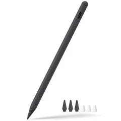 iPad ペン 2018年~2026年i Pad対応 iPad ペンシル 鉛筆 傾き感知 磁気吸着機能 アップルペンシル 極細 超高感度 パームリジェクション機能 軽量 耐摩 タッチペン USB-C Type-C急速充電 スタイラスペン 子供 学生  ...
