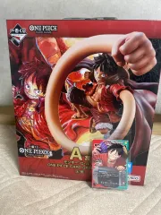 未開封 ONE PIECE カードゲーム A賞 モンキー・D・ルフィ(ルフィ) フィギュア + プロモカード まとめ