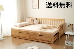ソファベッド ディベッド 伸長式ベッド 収納付 新品未使用 - メルカリ