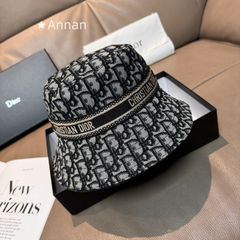 Christian Dior バケットハット ネイビー/ベージュ - メルカリ