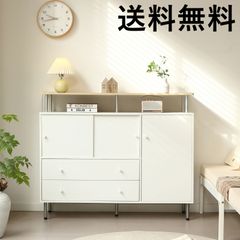 IKEA イダネス サイドボード キャビネット 白 - メルカリ