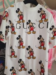 値下げGUCCI ミッキー＆ミニー Tシャツ ピンク ういぽん様専用 - メルカリ