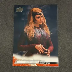 アベンジャーズエンドゲーム エリザベスオルセン UPPERDECK サインカード upperdeck アベンジャーズエンドゲーム エリザベスオルセン サイン