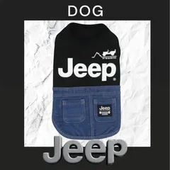 【JEEP 】デニムドッキング風タンク　ブラックのサムネイル
