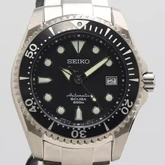 良品 稼働 セイコー プロスペックス SBDC029 6R15-01D0 AT/自動巻 チタン デイト ブラック文字盤 メンズ腕時計 2000000 4JWY NAM ABC22454のサムネイル